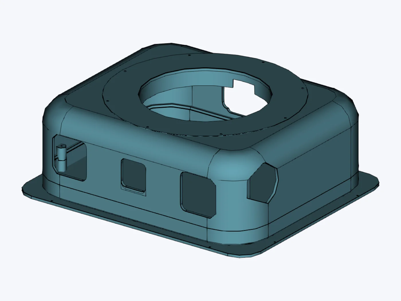 Detail of the FLOAT-E electronics box