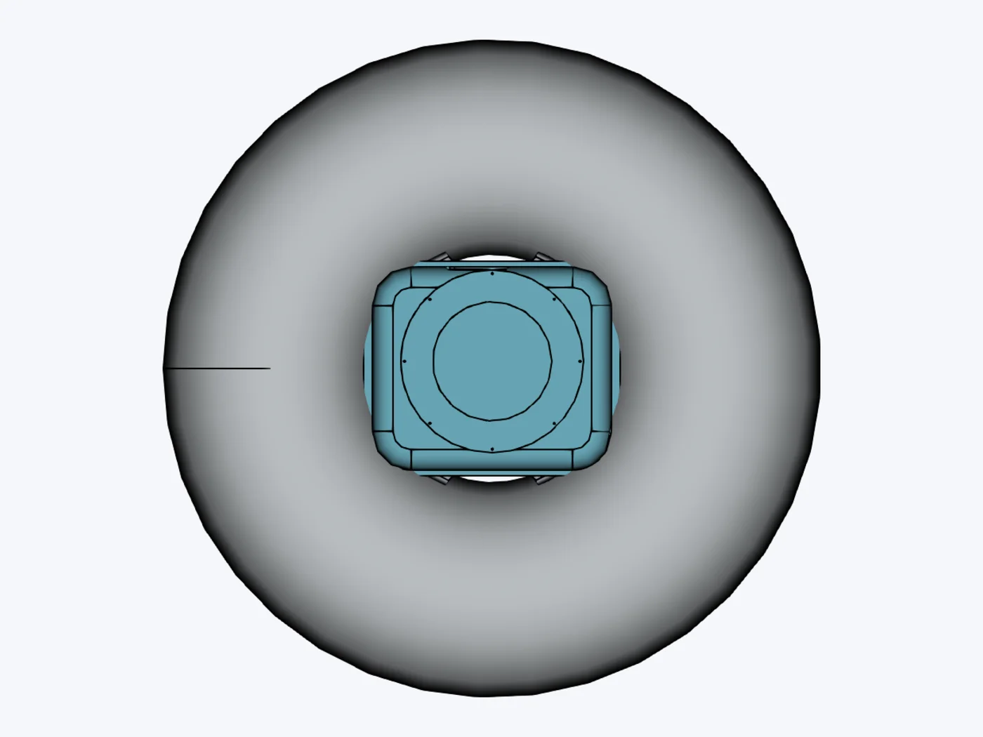 Top view of the FLOAT-E design